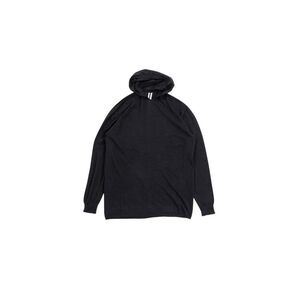 RICK OWENS Men's Hooded Pullover Knit with Signature Detailing Men 09 Sweaters &